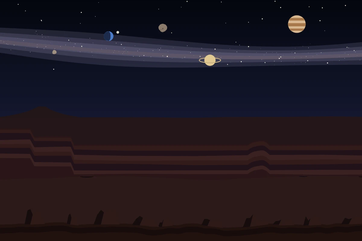 Paysage Mars