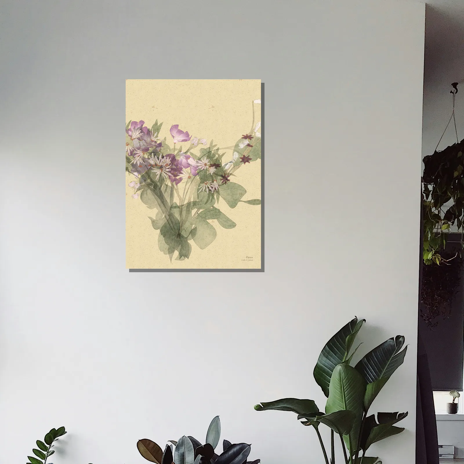 Fleurs, collection Fleurs, en situation