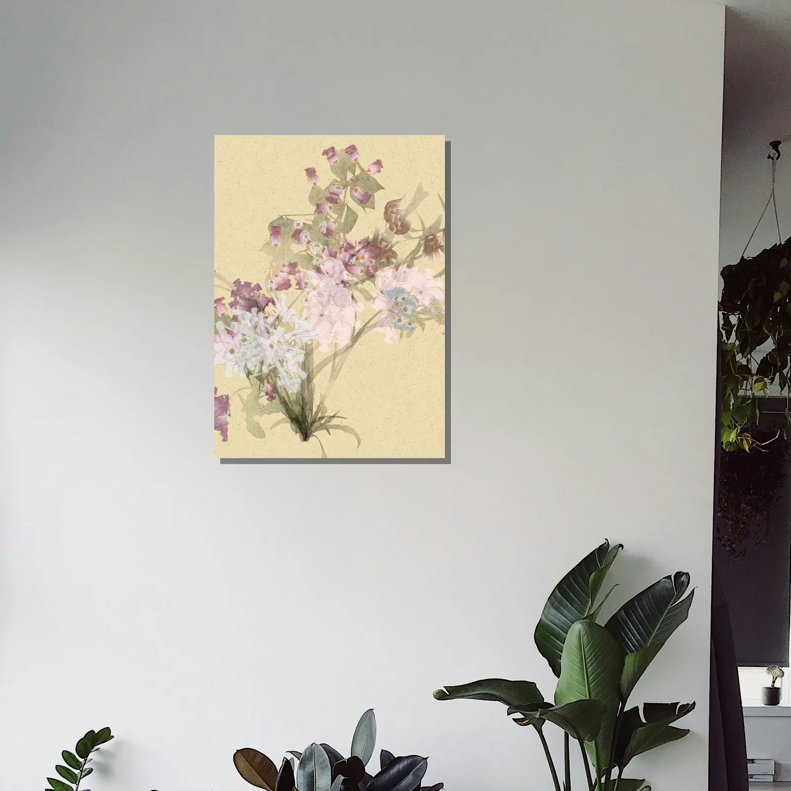 Fleur bleu, collection Fleurs, en situation