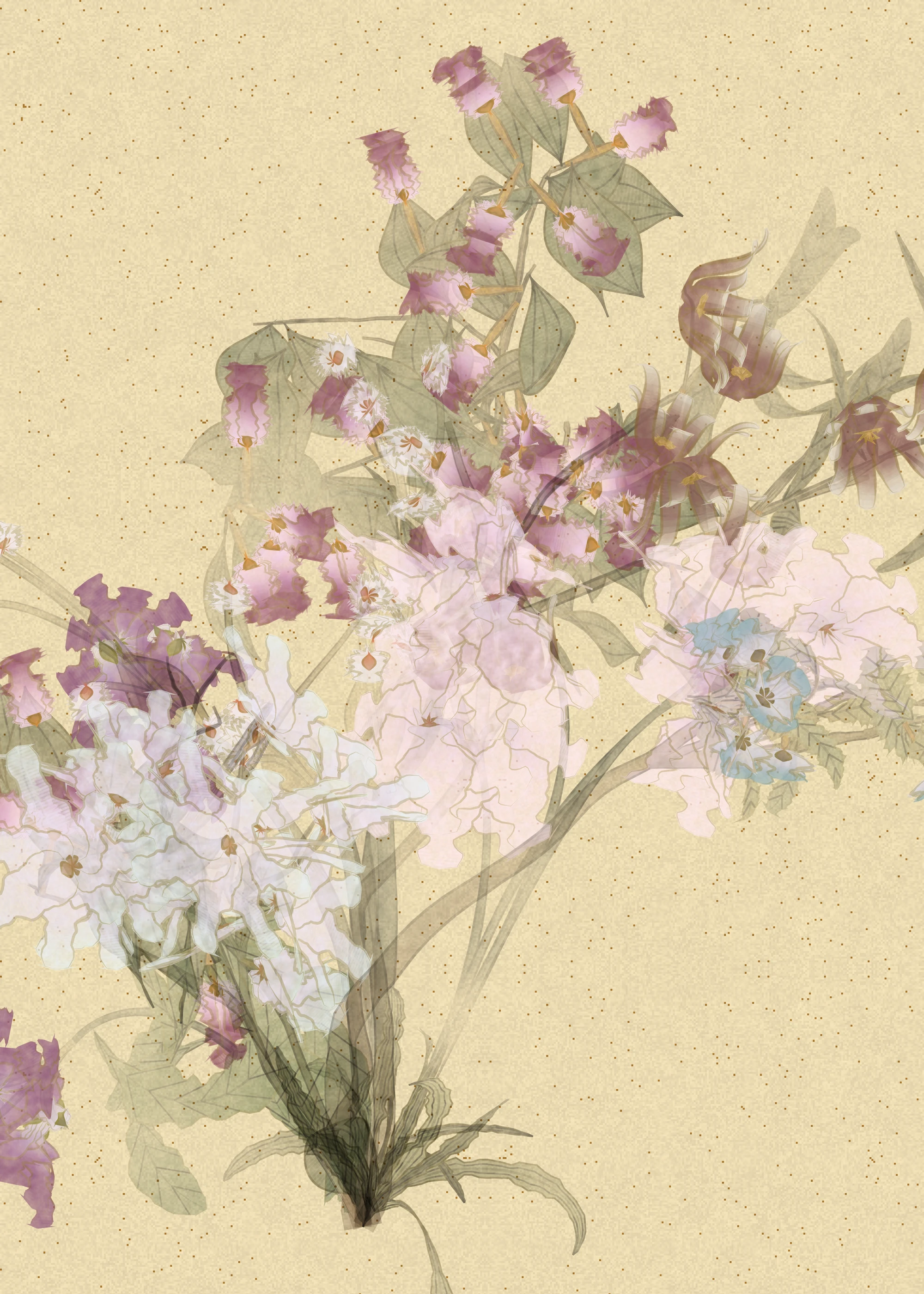 Fleur bleu, collection Fleurs