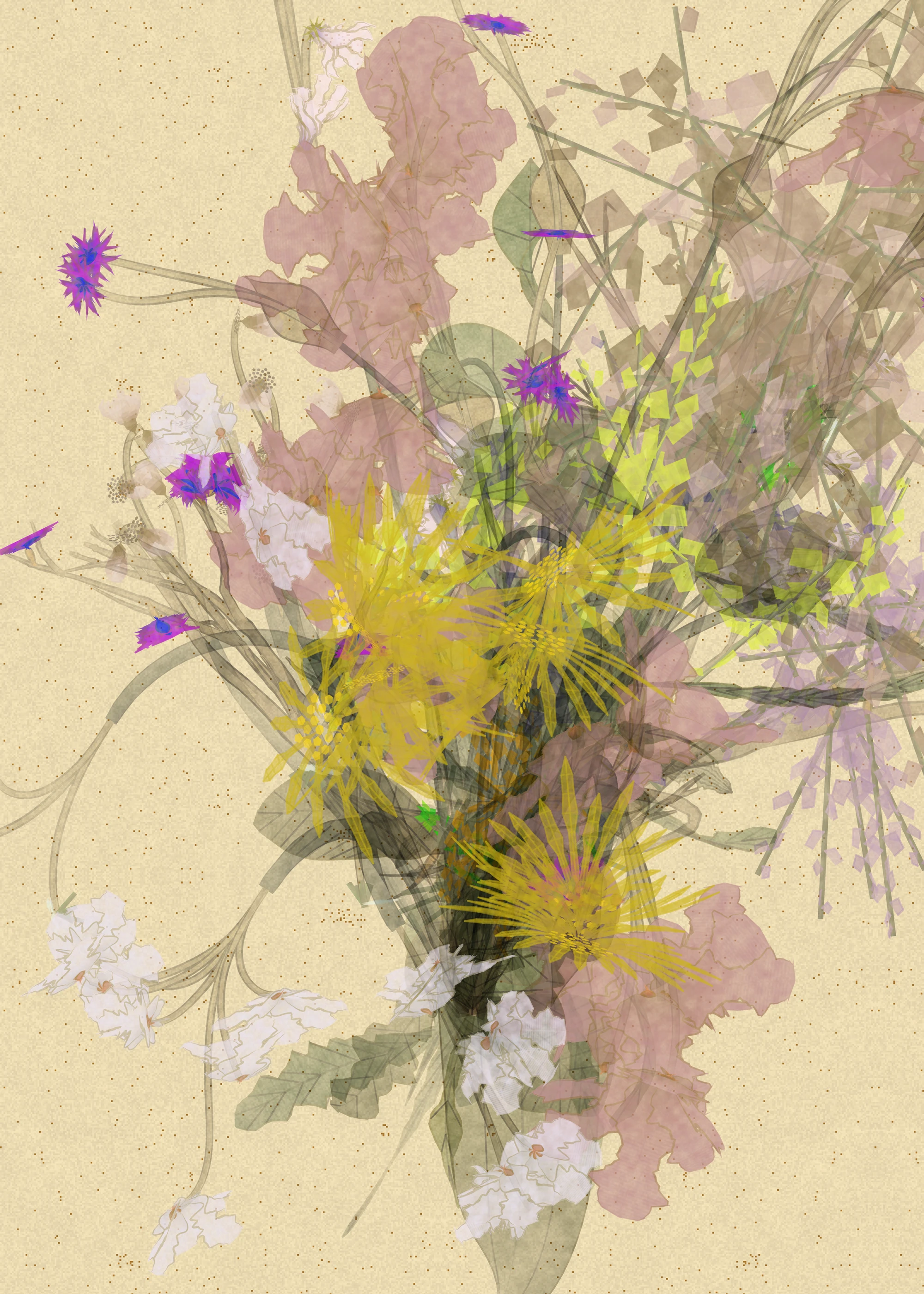 Mélancolie, collection Fleurs